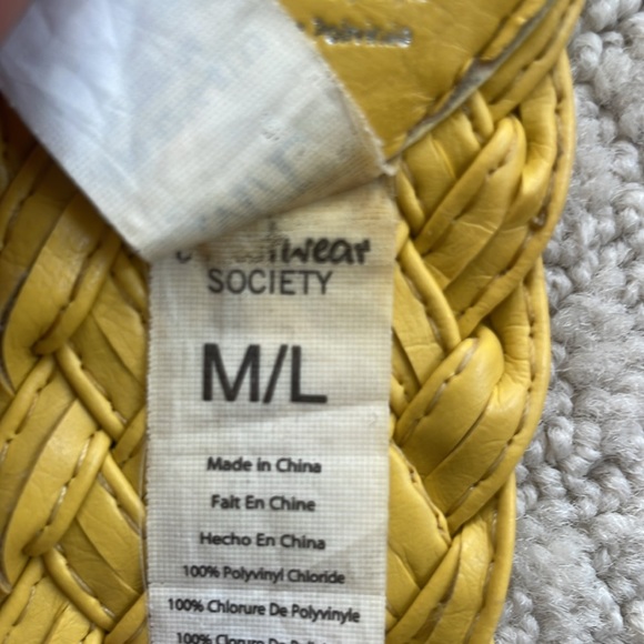 Streetwear Society yellow Breaded Belt - Picture 6 of 11